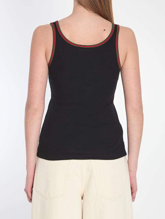 25SS 구찌 민소매 티셔츠 815851XJG5O 1043 black - GUCCI