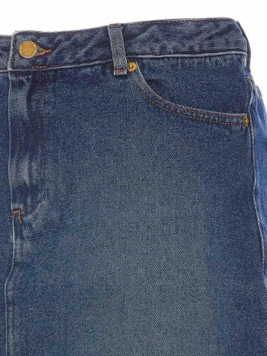  아페쎄 숏 스커트 COGZUF06094IAL Blue - A.P.C.