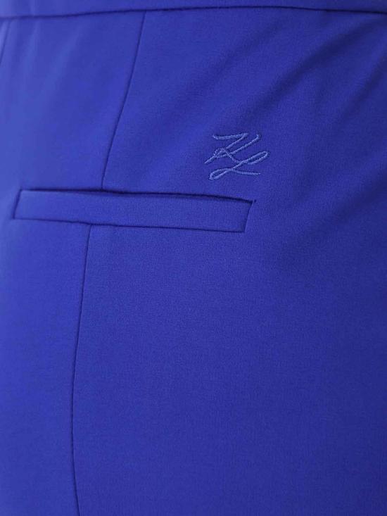 24FW 칼라거펠트 플레어 팬츠 241W1007172 Blue - KARL LAGERFELD