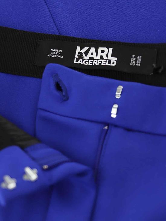 24FW 칼라거펠트 플레어 팬츠 241W1007172 Blue - KARL LAGERFELD