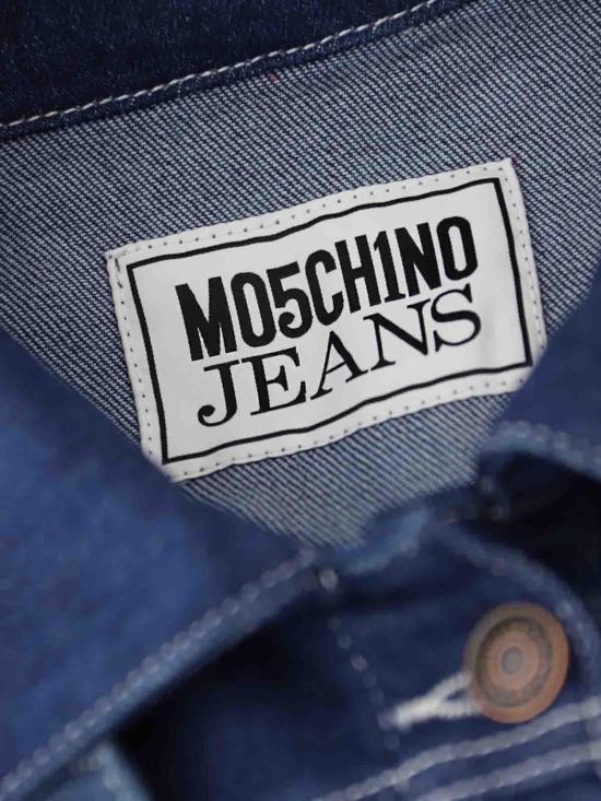 24FW 모스키노 데님 자켓 050132391888 Blue - MOSCHINO