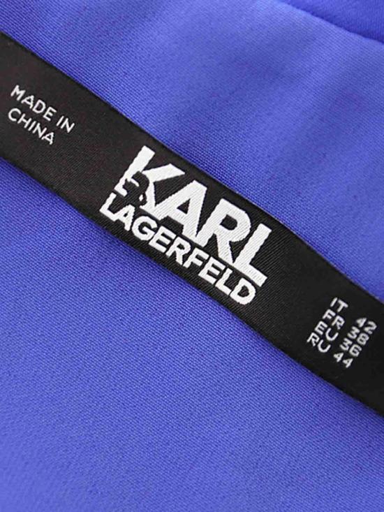  칼라거펠트 롱 원피스 241W1312172 Blue - KARL LAGERFELD