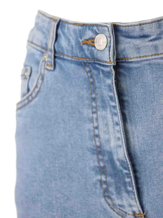  모스키노 스트레이트 팬츠 034182381295 Blue - MOSCHINO