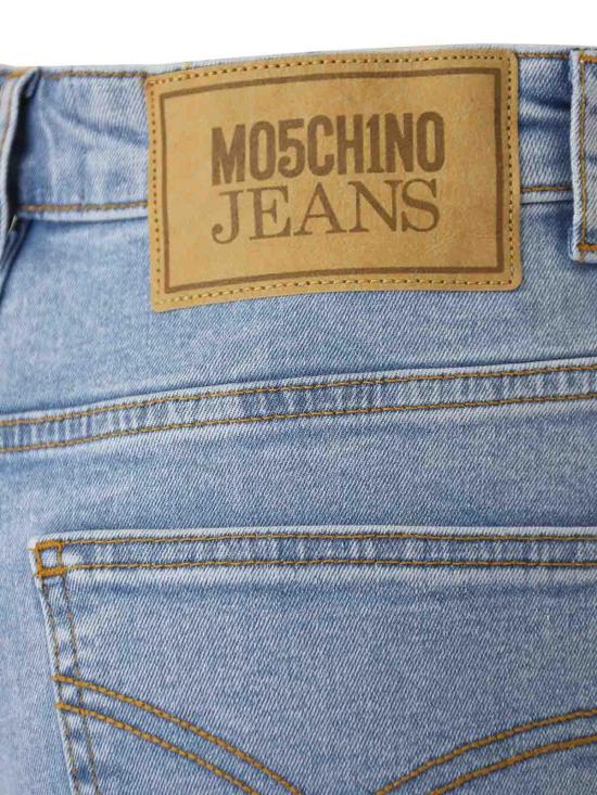  모스키노 스트레이트 팬츠 034182381295 Blue - MOSCHINO