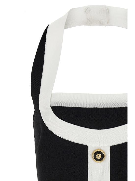 25SS 발망 롱 원피스 EF1R2390KH99EAB - BALMAIN