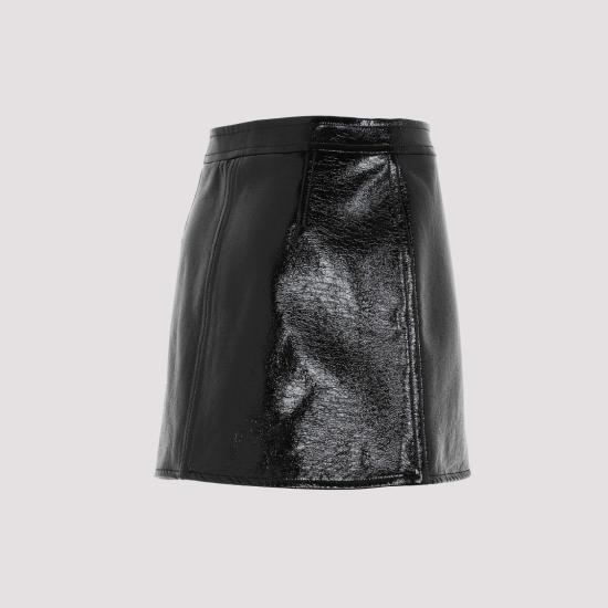  쿠레쥬 숏 스커트 PERCJU001VY0014 Black - COURREGES