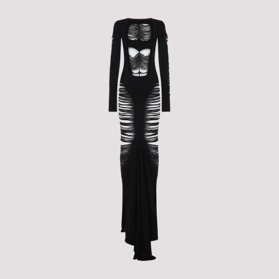 25SS 릭 오웬스 원피스 RO01E7614 KGRIDM Black - RICK OWENS