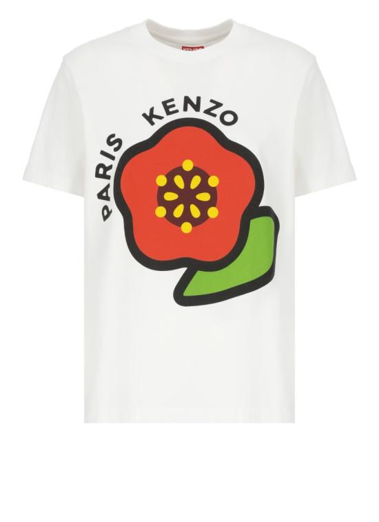 25SS 겐조 반팔 티셔츠 FF52TS1684SO02 White