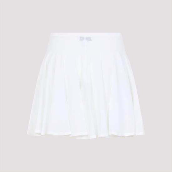 25SS 알라이아 스커트 AA9J2306K053A White - ALAIA