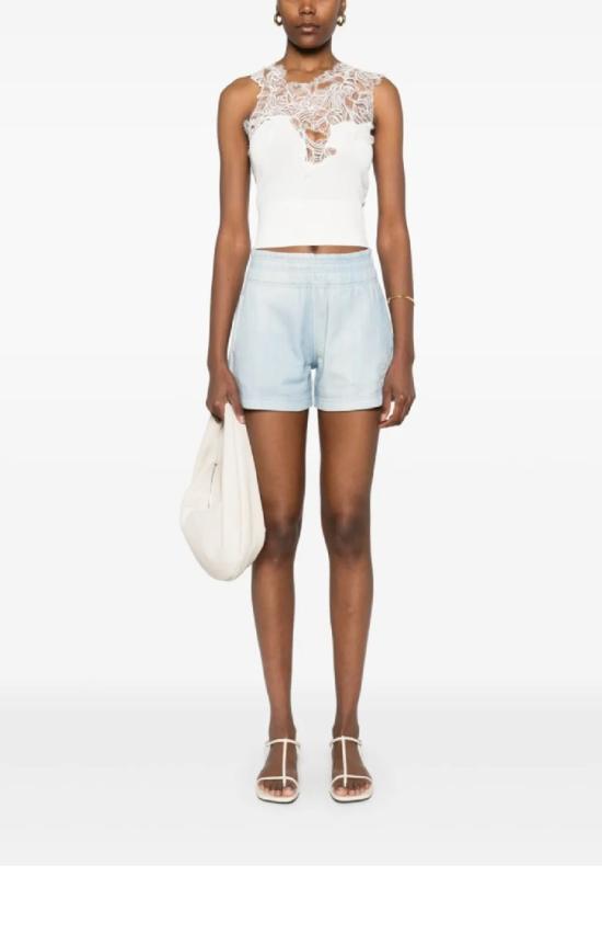 25SS 에르마노 설비노 탑 D465L334APLGIKT White - ERMANNO SCERVINO