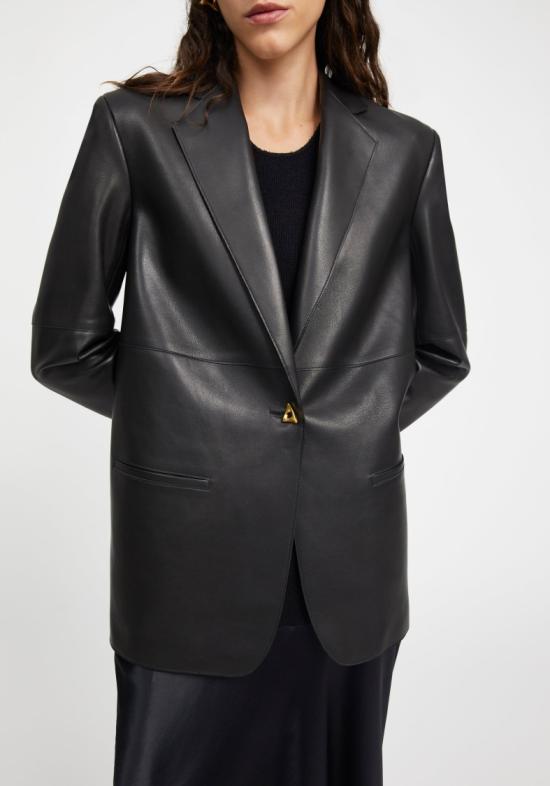  에어론 자켓 메르세데스 - 클래식 레더 블레이저 - AERON