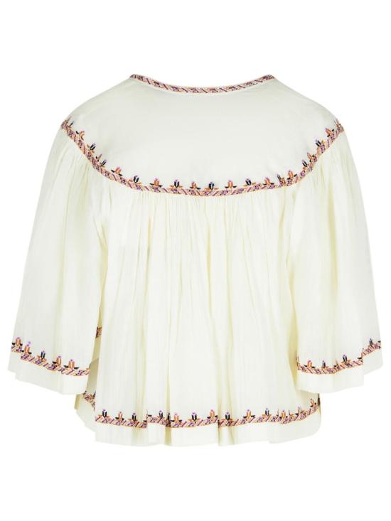 25SS 이자벨마랑에뚜왈 탑 HT0576FA C1J11E ECOE White - ISABEL MARANT ETOILE