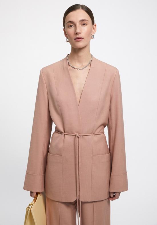 25SS 에어론 자켓 선 - 벨티드 블레이저 - AERON