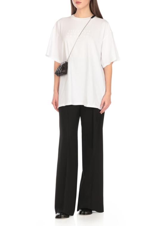 25SS MM6 메종마르지엘라 반팔 티셔츠 S62GD0202M20115100 White - MM6 MAISON MARGIELA