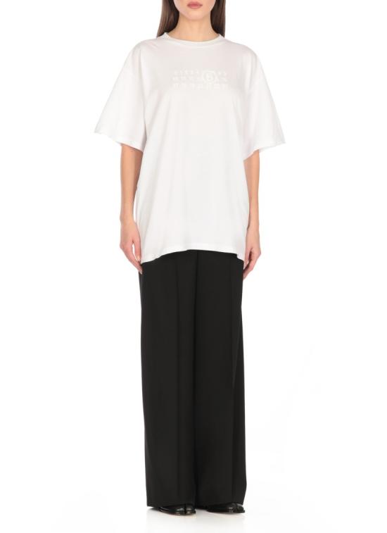 25SS MM6 메종마르지엘라 반팔 티셔츠 S62GD0202M20115100 White - MM6 MAISON MARGIELA