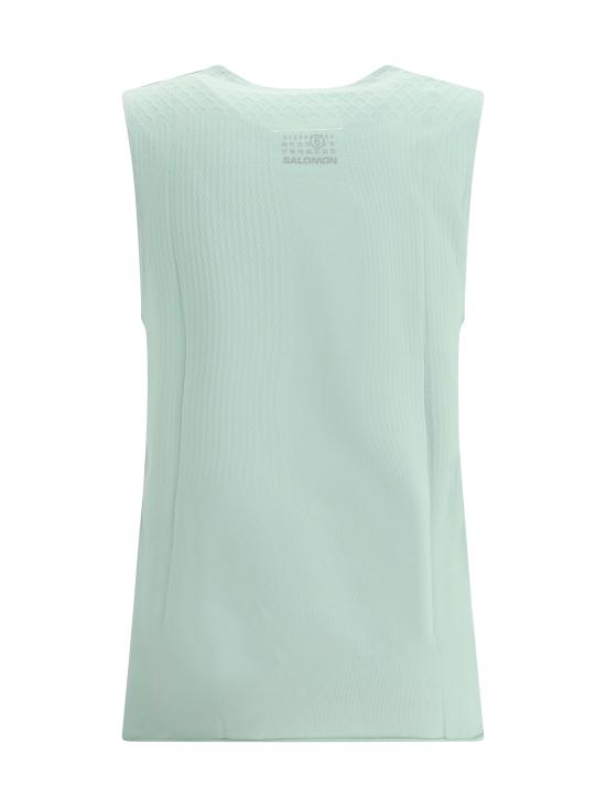 25SS MM6 메종마르지엘라 민소매 티셔츠 S52NL0071M20101 700 GREEN - MM6 MAISON MARGIELA