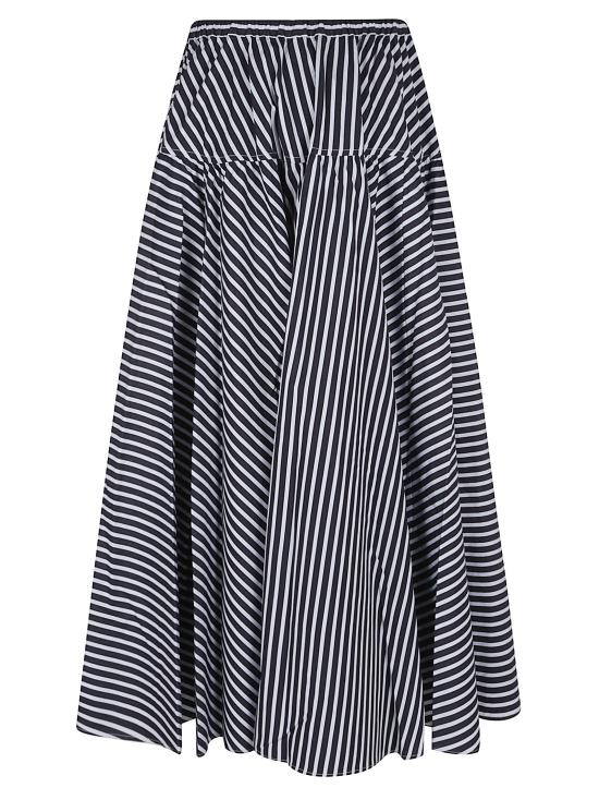 25SS 파투 롱 스커트 SK0800190 5066 5066 NAVY STRIPES - PATOU