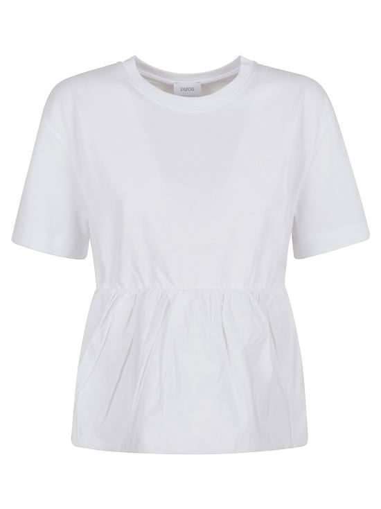 25SS 파투 반팔 티셔츠 JE1519990 001W 001 WHITE