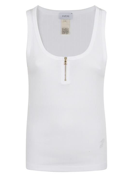 25SS 파투 민소매 티셔츠 JE1499971 001W 001 WHITE