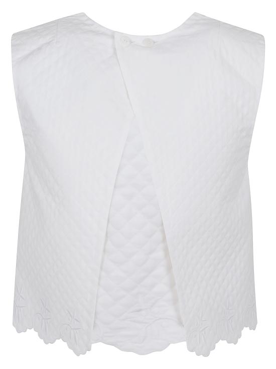 25SS 파투 민소매 티셔츠 TO1600017 001W 001 WHITE - PATOU