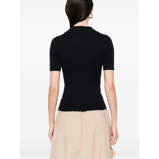 25SS 메종키츠네 반팔 티셔츠 OW00201KT1091 NAVY BLUE - MAISON KITSUNE