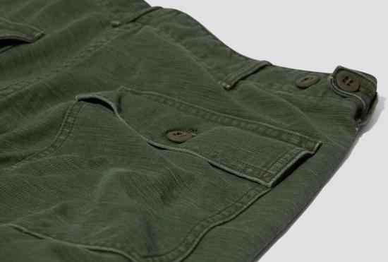 25SS 오어슬로우 스트레이트 팬츠 샴브레이 퍼티그 팬츠 - 7.5온스 샴브레이 01-5002-48 올리브 - ORSLOW