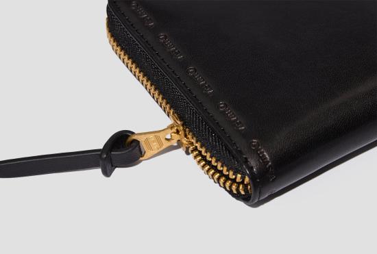 25SS 비즈빔 남성지갑 가죽 접이식 카드지갑 0125103003024 블랙 - VISVIM