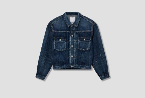 25SS 비즈빔 데님 자켓 SS 101X 재킷 DMGD-1010 0125105006003