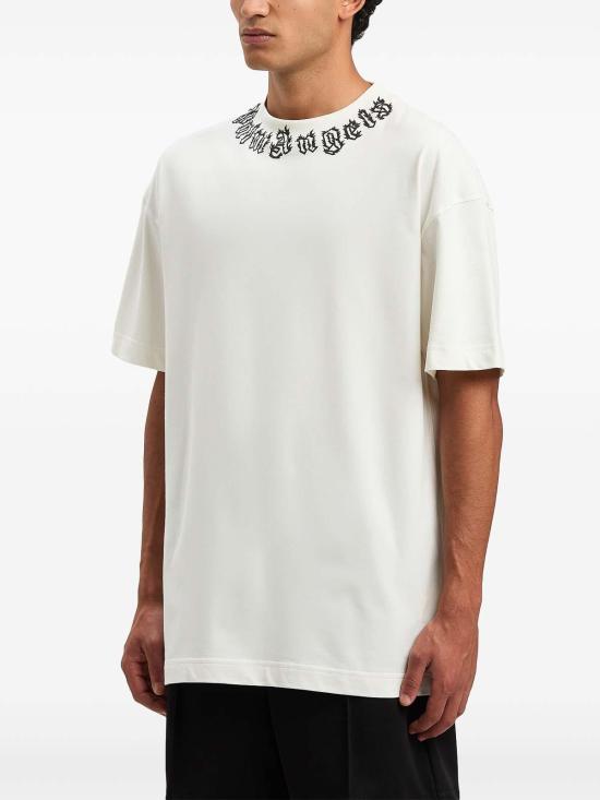 25SS 팜앤젤스 반팔 티셔츠 PMAA001S25JER0020310 Cream - PALM ANGELS