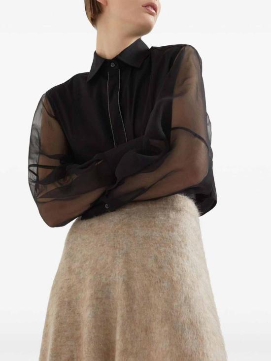  브루넬로 쿠치넬리 스커트 MBP143789CRG01 Beige - BRUNELLO CUCINELLI