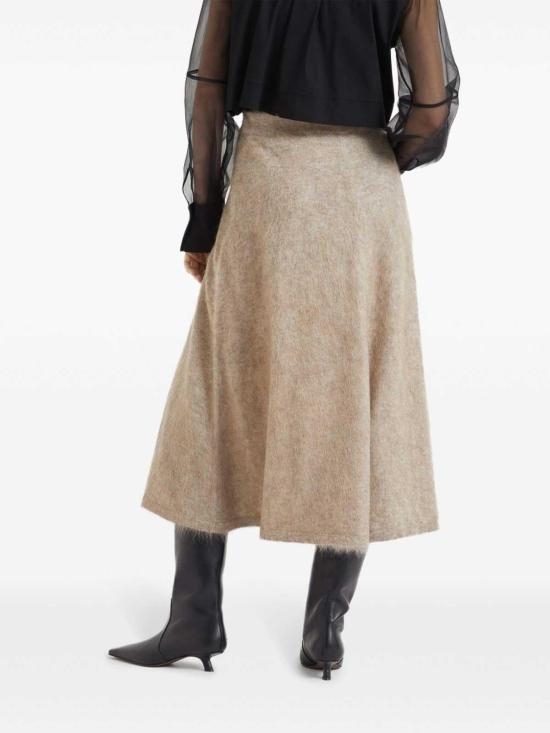  브루넬로 쿠치넬리 스커트 MBP143789CRG01 Beige - BRUNELLO CUCINELLI