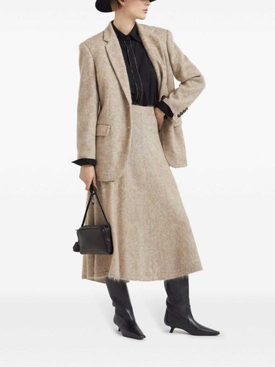  브루넬로 쿠치넬리 스커트 MBP143789CRG01 Beige - BRUNELLO CUCINELLI