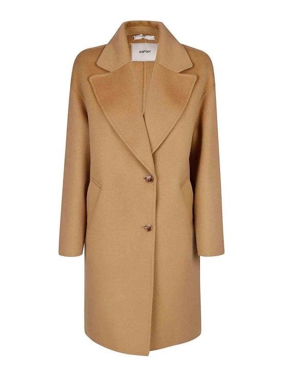 24FW ANFINY 코트 FPDCP0371T0603AF010028 Light Brown