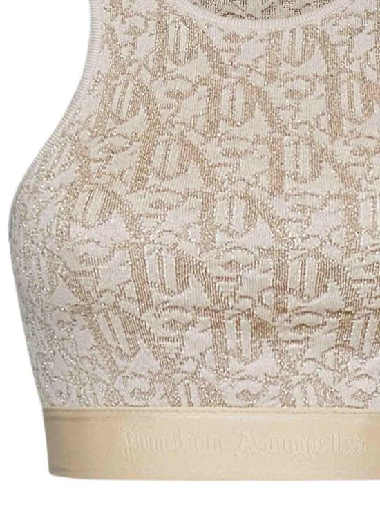  팜앤젤스 민소매 티셔츠 PWHT011R24KNI0010361 Beige - PALM ANGELS