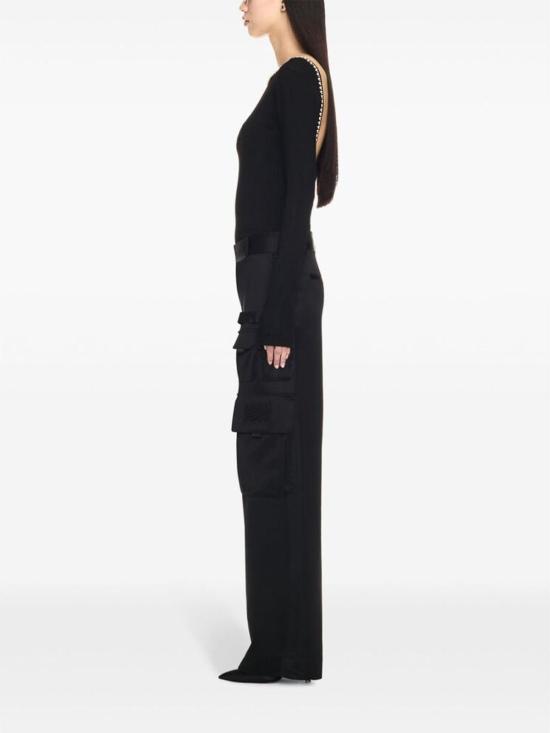  오프화이트 긴팔 티셔츠 OWAD259F24JER0011001 Black - OFF WHITE