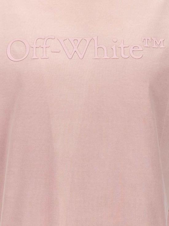 24FW 오프화이트 반팔 티셔츠 OWAA049S24JER0013636 Nude Neutrals - OFF WHITE