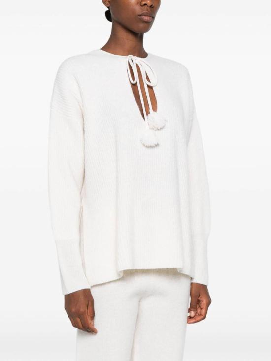  골든구스 스웨터 GWP01958P00170311560 White - GOLDEN GOOSE