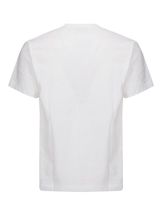 26SS 꼼데가르송 더블하트 와펜 반팔티 AXT2880511 - COMME DES GARCONS