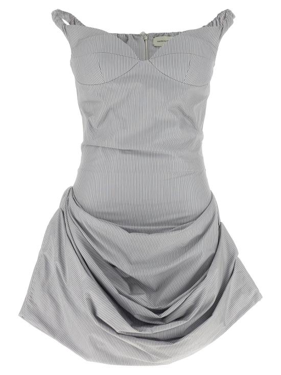 25SS 마그다뷰트림 숏 원피스 242525GREY