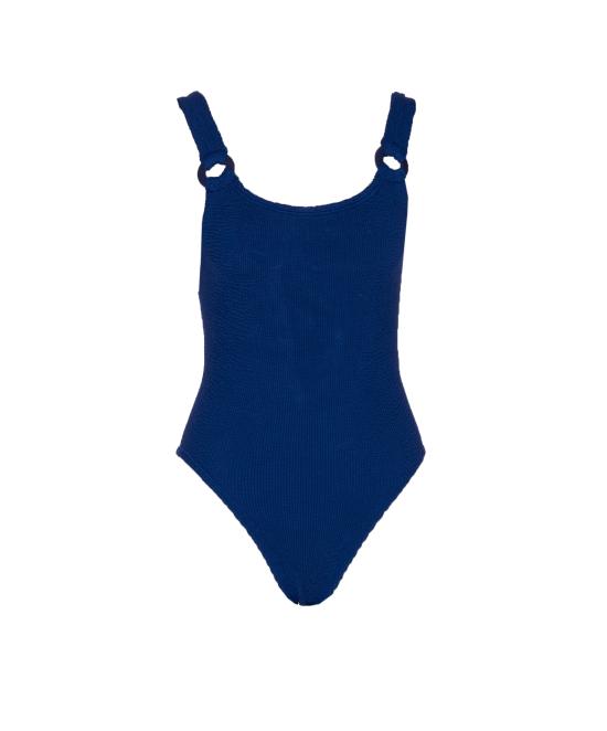 25SS HUNZA G LONDON 원피스 수영복 DOMINO NAVY Blue