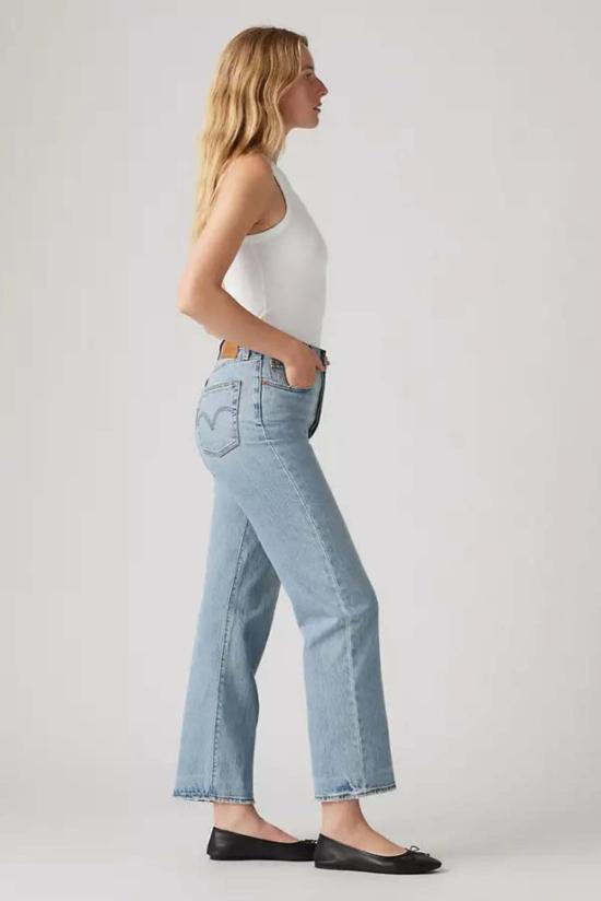  리바이스 데님 팬츠 리브케이지 스트레이트 앵클 진 데님 - LEVI'S