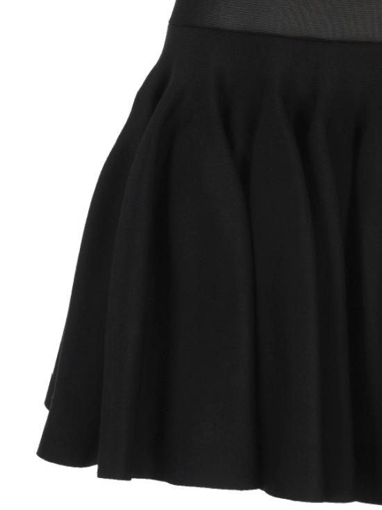 25SS 알라이아 숏 원피스 AA9R2647K044A 995 NOIRALAIA - ALAIA