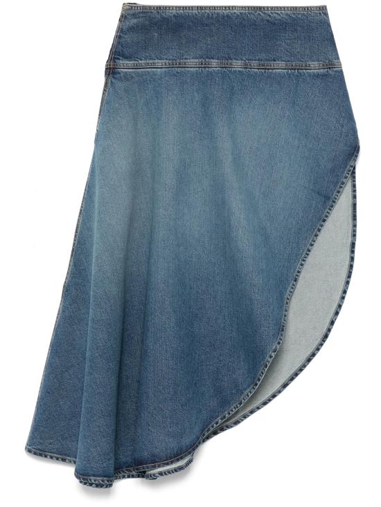 25SS 알라이아 미디 스커트 AA9J0561T536A 525 BLEU VINTAGE