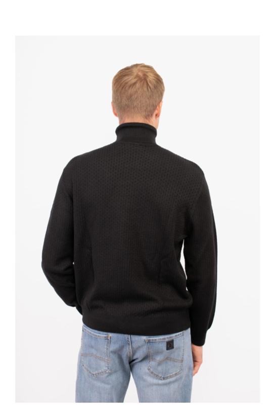  알마니 터틀넥 XM000115 AF11926 Black - ARMANI