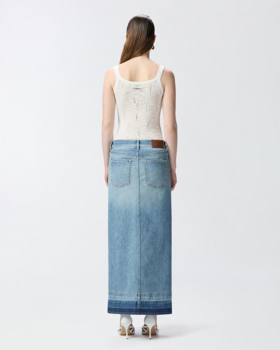 25SS 핑코 민소매 티셔츠 105143A2LPZ05 White - PINKO