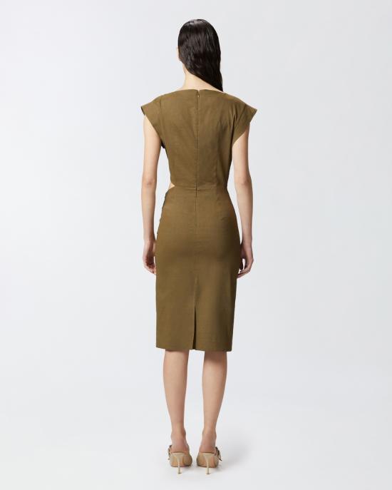 25SS 핑코 원피스 104955A0IMX26 Green - PINKO