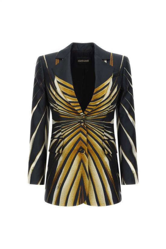  로베르토 카발리 자켓 RWT405 4QI12 Multicolor