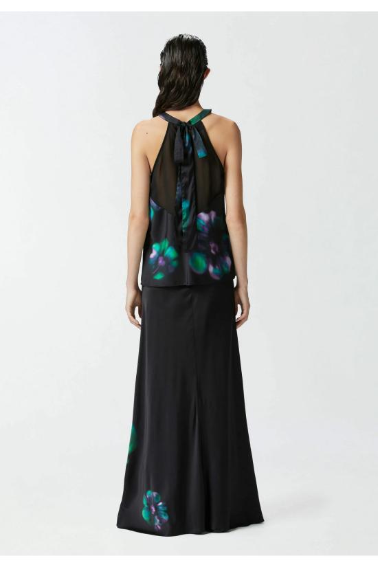  핑코 롱 스커트 104080 A22Z Multicolor - PINKO