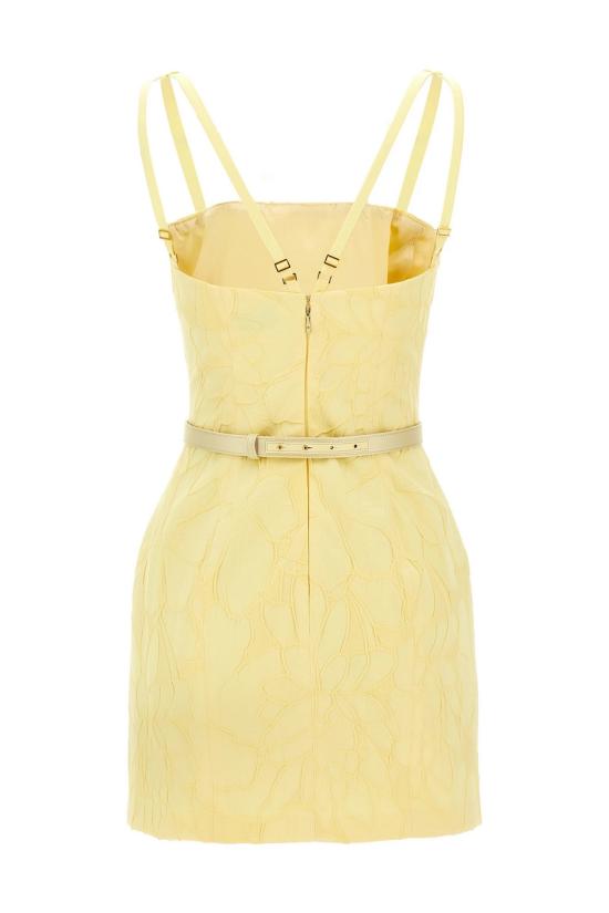 25SS 엘리자베타프랜치 숏 원피스 AB77952E2DC7 Yellow - ELISABETTA FRANCHI