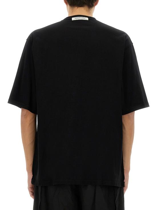  언더커버 반팔 티셔츠 UP1E48013 BLACK DOM - UNDERCOVER